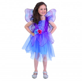 Kid's costume purple fairy (S) e-pack