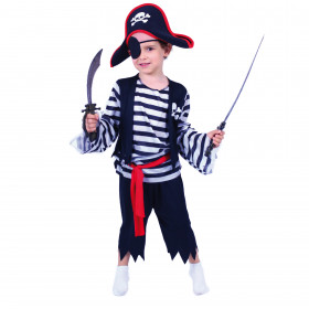 Children's pirate costume (S) e-pack