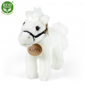Plush white horse 20 cm ECO-FRIENDLY
