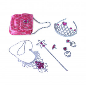 Princess set with handbag pink