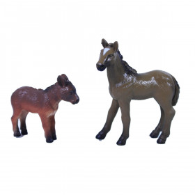 Farm animals 2 in 1 - horse and donkey