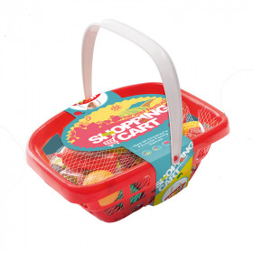 Shopping basket with accessories