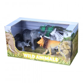 Wild animals in a box