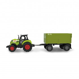 Tractor with sound, light, trailer