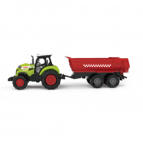 Tractor with sound, light, trailer
