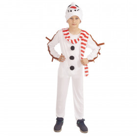 Children's snowman costume (M) e-pack