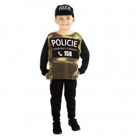 Children costume - policeman (S) e-pack