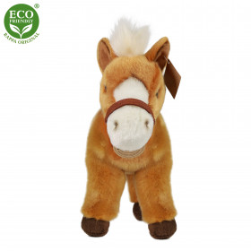 Plush brown horse 30 cm ECO-FRIENDLY