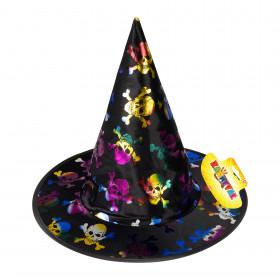 Hat with skulls for adults