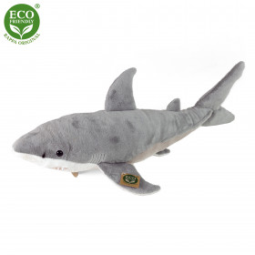 Plush white shark 51 cm ECO-FRIENDLY