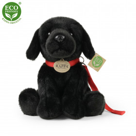 Plush Black Labrador 28 cm ECO-FRIENDLY