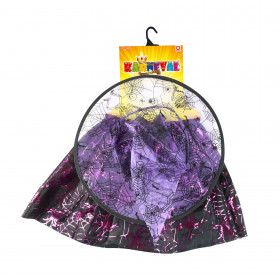 The cobweb skirt, hat Halloween