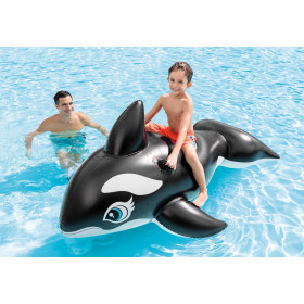 the inflatable jumping orca, 193x119 cm
