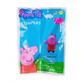 Peppa pig figurine with a stamp