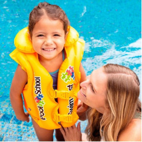 the inflat. swim vest POOL SCHOOL DELUXE