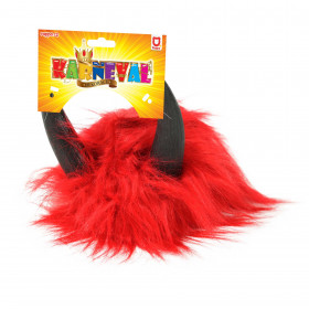 the red devil wig with horns