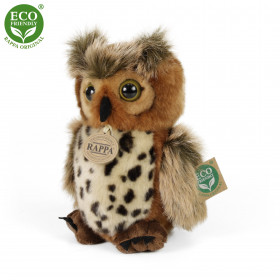 Plush owl 20 cm ECO-FRIENDLY