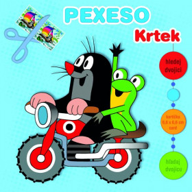 Pexeso Mole and motorcycle