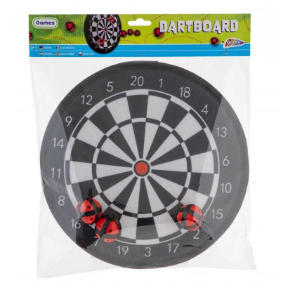 Dartboard 29,5 cm with 3 balls