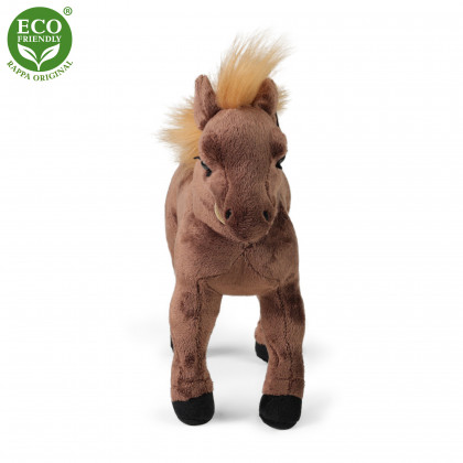 Plush brown horse 29 cm ECO-FRIENDLY