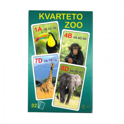 the Quartet card game - the ZOO