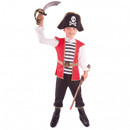 Pirate costume with hat M/EKO