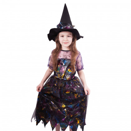 Children costume - color witch (S)e-pack