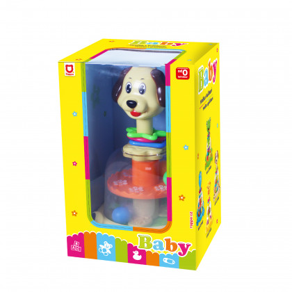 Toy with balls dog