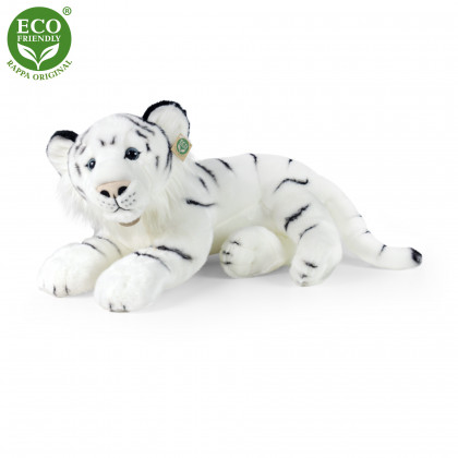 Plush white tiger 60 cm ECO-FRIENDLY