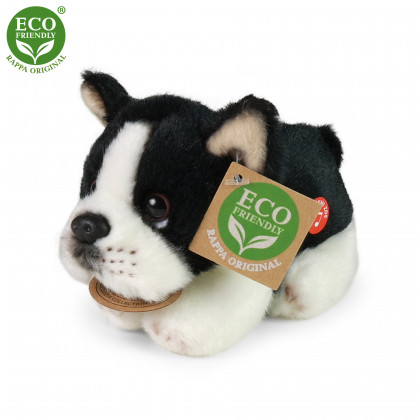 Plush dogs with sound asst. 15 cm ECO-F.