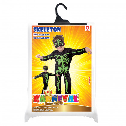 Children costume - NEON skeleton (M)