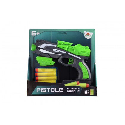 Gun for foam bullets green