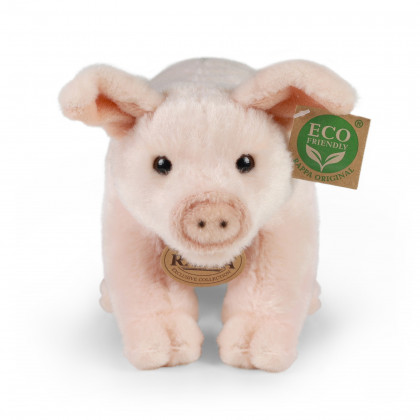 Plush domestic pig 20 cm ECO-FRIENDLY