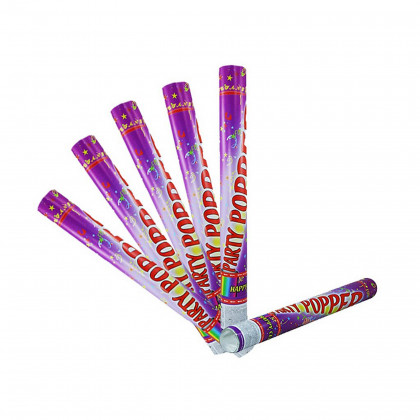 the confetti ejection tube, 50 cm
