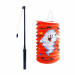 Lantern Halloween 15 cm with stick 40 cm