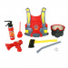 Firefighting set with accessories