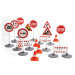 the traffic signs 16cm in bag